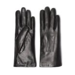 Classic black gloves for ladies