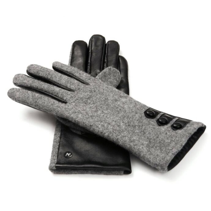 Two-color gloves for ladies