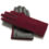 Wine colored gloves for ladies