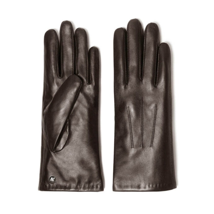 Brown gloves for ladies