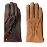 Camel touchscreen gloves for men