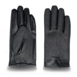 Men’s gloves with lining made of eco leather