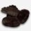 brown gloves with fur for women