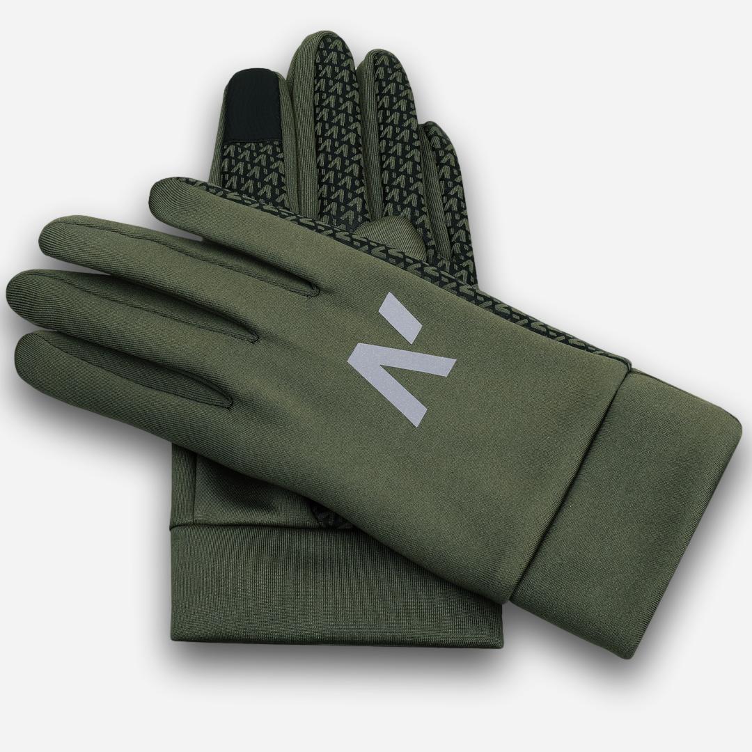 sports green men's gloves