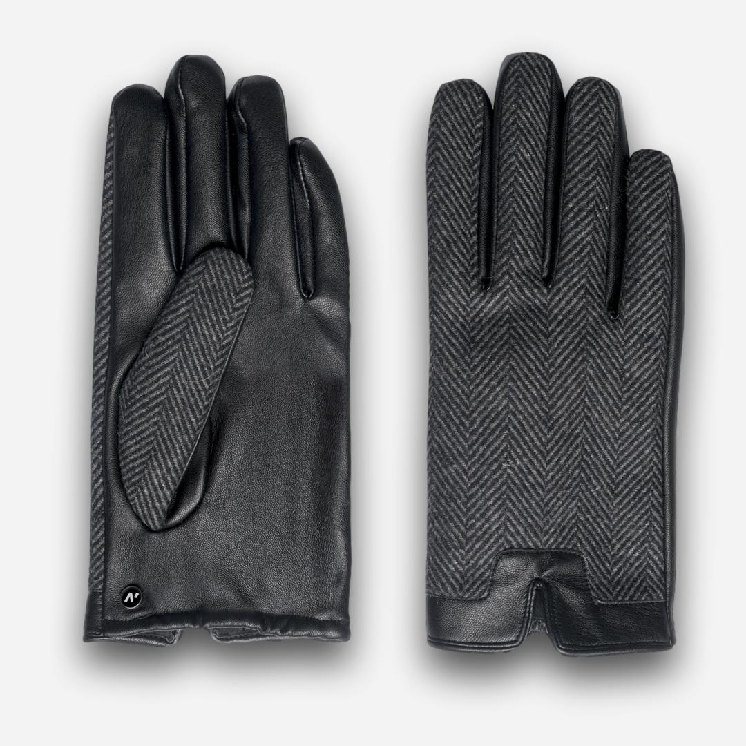 men's tweed gloves