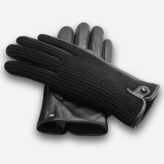 black men's gloves
