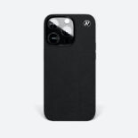 Leather case for iPhone 14 pro - elegance in shades of black