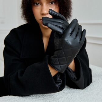 eco-leather gloves for women